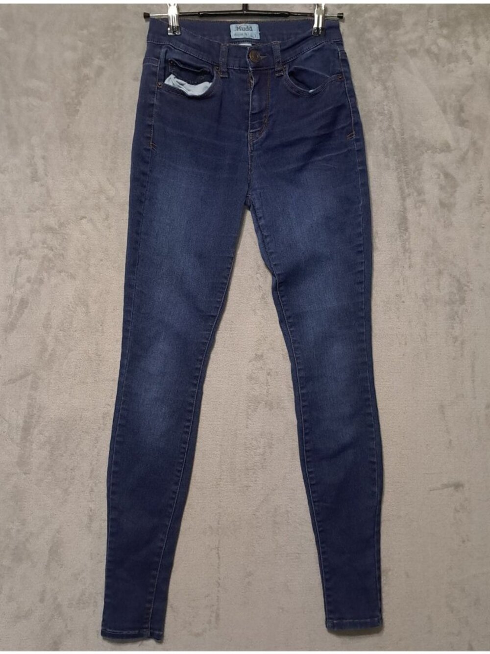 Mudd Jeggings Size 1 Dark Wash Mid Rise Skinny Fit Casual Blue Denim Jeans